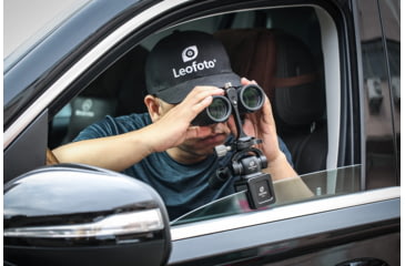 Image of Leofoto WN-01/SW-01 Car Window Clamp Kit, Windows Mounting Head for Binoculars/ Lens and Camera, Black, WN-01+SW-01