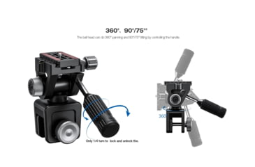 Image of Leofoto WN-01/SW-02 Car Window Clamp Kit, Windows Mounting Head for Binoculars/ Lens and Camera, Black, WN-01+SW-02