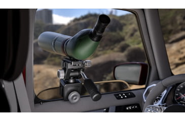 Image of Leofoto WN-01/SW-02 Car Window Clamp Kit, Windows Mounting Head for Binoculars/ Lens and Camera, Black, WN-01+SW-02