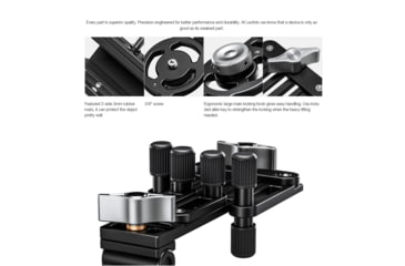 Image of Leofoto WN-02 Multi-Purpose Window Mount for Binoculars/Lens and Camera, Black, WN-02
