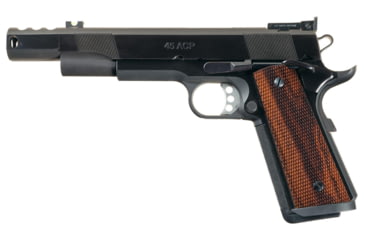 Image of Les Baer 1911 Ultimate Master Combat Pistol, .45 ACP, 6 in barrel, blued finish steel frame, checkered cocobolo grip, recoil operated semi-automatic, fully adjustable, 8 round magazine, 1911 UMC-1-FRRMPG