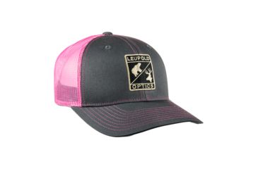 Image of Leupold WILD Trucker Hat, Charcoal/Neon Pink, 172604