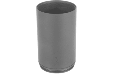 Image of Leupold Pro Gear Alumina 40mm 2.50in Long Screw On Shade Mount, Aluminum, Matte Lens, Black, 182893