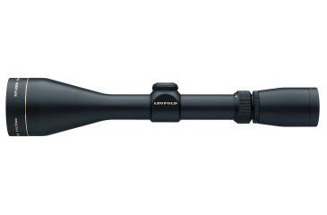 Image of Leupold 3-9x50mm Rifleman Rifle Scope w/ Matte Black Finish &amp; Wide Duplex Reticle Profile View 58160 