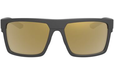 Image of Leupold Becnara Sunglasses, Matte Black Frame, Square Bronze Mirror Lens, Polarized, Regular-Wide, 179103