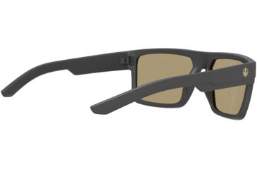 Image of Leupold Becnara Sunglasses, Matte Black Frame, Square Bronze Mirror Lens, Polarized, Regular-Wide, 179103