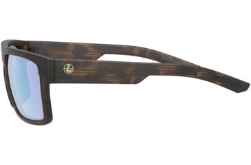 Image of Leupold Becnara Sunglasses, Matte Tortoise Frame, Square Blue Mirror Lens, Polarized, Regular-Wide, 179632