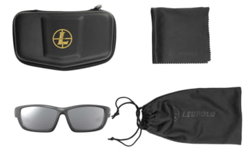 Image of Leupold Cheyenne Performance Eyewear, Matte Black Frame, Shadow Gray Flash Lens, Universal, 181280