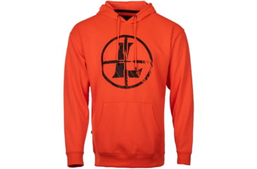Image of Leupold Distressed Reticle Performance Hoodies - Men's, Blaze Orange, Medium, 184044