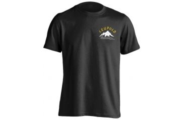 Image of Leupold Keep It Public Short Sleeve Shirt - Mens, Cotton/Poly Blend, Black, Medium 175136