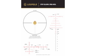 Image of Leupold Mark 4HD M5C3 6-24x52mm 34mm Tube Rifle Scope, First Focal Plane, PR2-MIL Reticle, Black, 188484