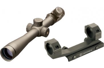 Image of Leupold Mark 4 LR/T 3.5-10x40mm 30mm M2 Dark Earth Rifle Scope Illum. TMR Reticle, w/ Leupold Mark 2 IMS Integral Mounting System Matte, 30mm Ring