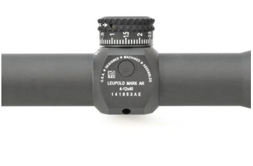 Image of Leupold Mark AR MOD 1 4-12x40mm P5 Dial Rifle Scope w/ Adj Objective, Matte Black, Mil Dot Reticle