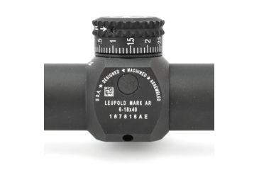 Image of Leupold Mark AR MOD 1 6-18x40mm P5 Dial Rifle Scope w/ Adj Objective, Matte Black, Mil Dot Reticle