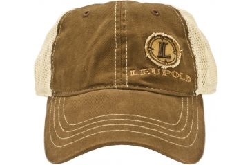 Image of Leupold Mesh Ball Promo Cap, Brown/Tan MBCAP