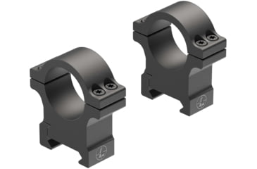 Image of Leupold Open Range Cross-Slot Rings, 1in High, Matte Black, 180945