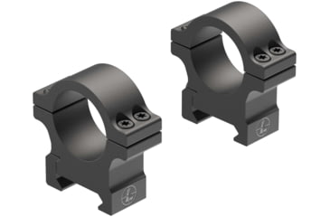 Image of Leupold Open Range Cross-Slot Rings, 1in Medium, Matte Black, 180944