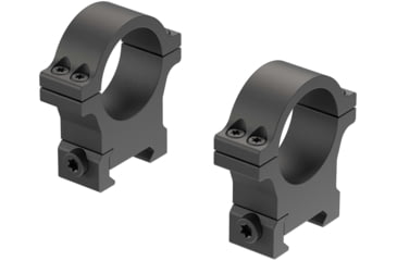 Image of Leupold Open Range Cross-Slot Rings, 30mm High, Matte Black, 180948