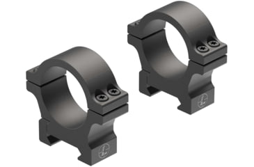 Image of Leupold Open Range Cross-Slot Rings, 30mm Low, Matte Black, 180946