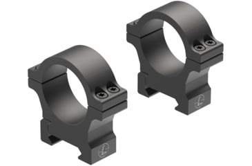 Image of Leupold Open Range Cross-Slot Rings, 30mm Medium, Matte Black, 180947
