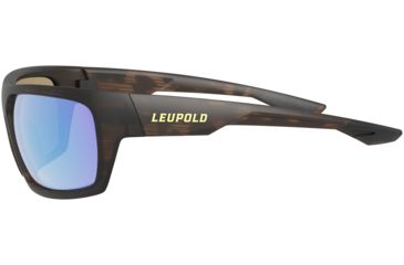 Image of Leupold Packout Mens Sunglasses, Matte Tortoise Frame, Square Blue Mirror Lens, Polarized, Regular, 179630