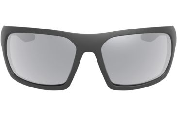 Image of Leupold Packout Mens Sunglasses, Matte Black Frame, Square Shadow Gray Flash Lens, Polarized, Regular, 179096