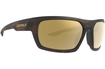 Image of Leupold Packout Mens Sunglasses, Matte Tortoise Frame, Square Bronze Mirror Lens, Polarized, Regular, 179094