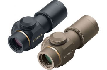 Image of Leupold Prismatic 1x14 Rifle Scope with Illuminated Double Circle Dot Reticle - Matte / Dark Earth 66170 66175 Rifle Scope