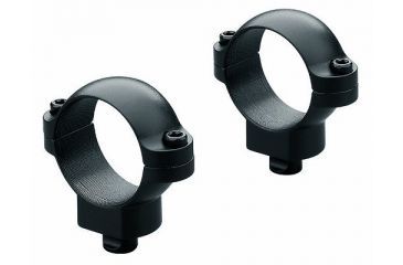 Image of Leupold Quick Release Rifle Scope Rings, 30mm Diameter, Super High, Matte Black