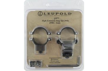 Image of Leupold Quick Release Rifle Scope Rings, Extra High, Matte Black 49981