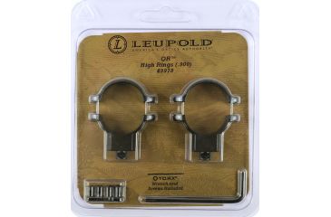 Image of Leupold Quick Release Rifle Scope Rings, High, Gloss Black 49978