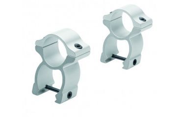 Image of Leupold Rifleman Rifle Scope Rings, Detachable See-Thru, 1in, High, Silver, 57400