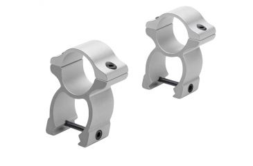 Image of Leupold Rifleman Rifle Scope Rings, Detachable See-Thru, 1in, High, Silver, 57400