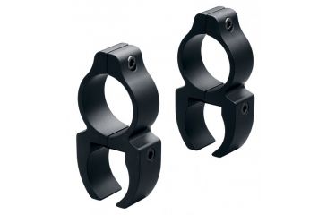 Image of Leupold Rifleman Rifle Scope Rings, Detachable See-Thru, 3/8 in, .22 Rimfire, Matte Black, 57323