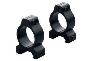 Image of Leupold Rifleman Rifle Scope Rings, Vertical Split, 0.826in Height, 1in, Matte Black, 55850