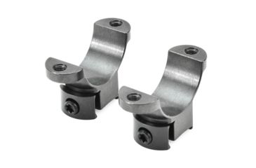 Image of Leupold RM Rimfire No Tap Rings, 3/8in, 0.87in Height, 1in Tube, Glossy Black, Medium, 54289, EDEMO2