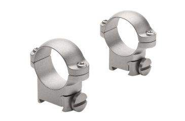 Image of Leupold Sako Ring Mounts, 1in, Medium, Silver - 51719