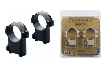 Image of Leupold Sako Ring Mounts, Black, Silver