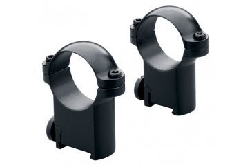 Image of Leupold Sako Ring Mounts, 1in, Medium, Matte Black - 54409