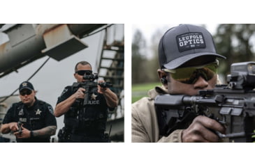 Image of Leupold Sentinel Shooting Glasses, Matte Black Frame, Shadow Gray Flash Lens, 182669