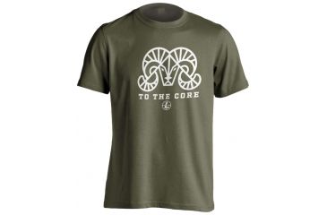 Image of Leupold Sheep to the Core Short Sleeve Shirt - Mens, Cotton/Poly Blend, Military Green, Large 175152
