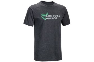 Image of Leupold SS Bugle Tee, Charcoal Heather, Medium, 172575