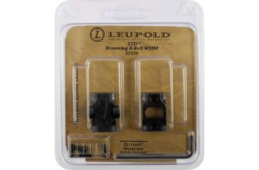 Image of Leupold Standard 2-Piece Rifle Scope Mount Base, Browning Ablt WSSM, Gloss Black, 57330