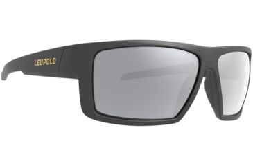 Image of Leupold Switchback Mens Sunglasses, Matte Black Frame, Square Shadow Gray Flash Lens, Polarized, Regular-Wide, 179092