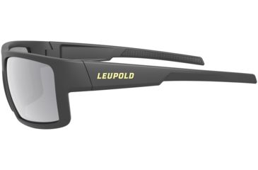 Image of Leupold Switchback Mens Sunglasses, Matte Black Frame, Square Shadow Gray Flash Lens, Polarized, Regular-Wide, 179092