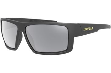 Image of Leupold Switchback Mens Sunglasses, Matte Black Frame, Square Shadow Gray Flash Lens, Polarized, Regular-Wide, 179092