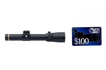 Image of Leupold VX-3 1.5-5x20mm Rifle Scope Gloss Finish and Duplex Reticle, FREE 100 OpticsPlanet E-Gift Certificate