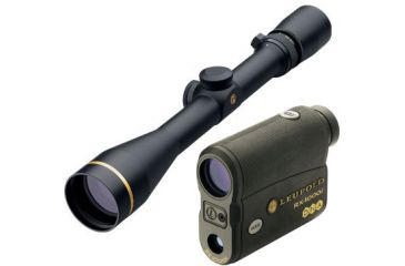Image of Leupold VX-3 3.5-10x40mm Rifle Scope Matte Finish and CDS Duplex Ret. w/ Leupold TBR Compact Digital Laser Rangefinder w/ DNA Black