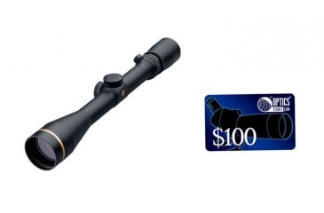 Image of Leupold VX-3 3.5-10x40 mm Rifle Scope - Matte Finish, Duplex Reticle, FREE 100 OpticsPlanet E-Gift Certificate