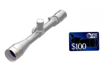 Image of Leupold VX-3 3.5-10x40 mm Rifle Scope - Silver Finish, Boone and Crockett Reticle, FREE 100 OpticsPlanet E-Gift Certificate